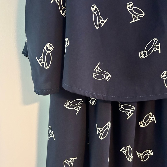 Navy tunic length top/dress - Picture 3 of 3